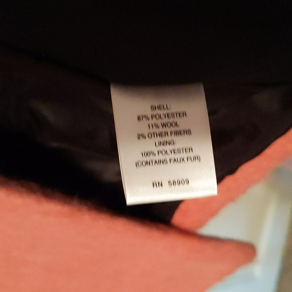 NWT Pink Peacoat - Picture 3 of 3